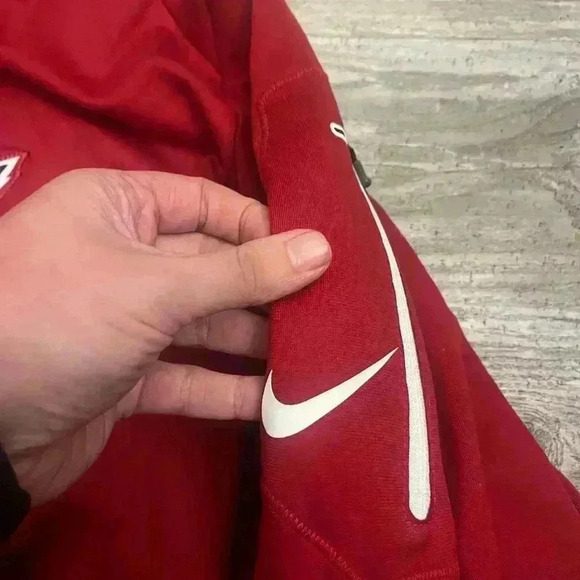 Team issued on field NFL cardinals 4x Nike zip up - Picture 2 of 6